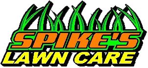spikes lawn care logo